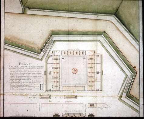 fortress of louisbourg floor plans.